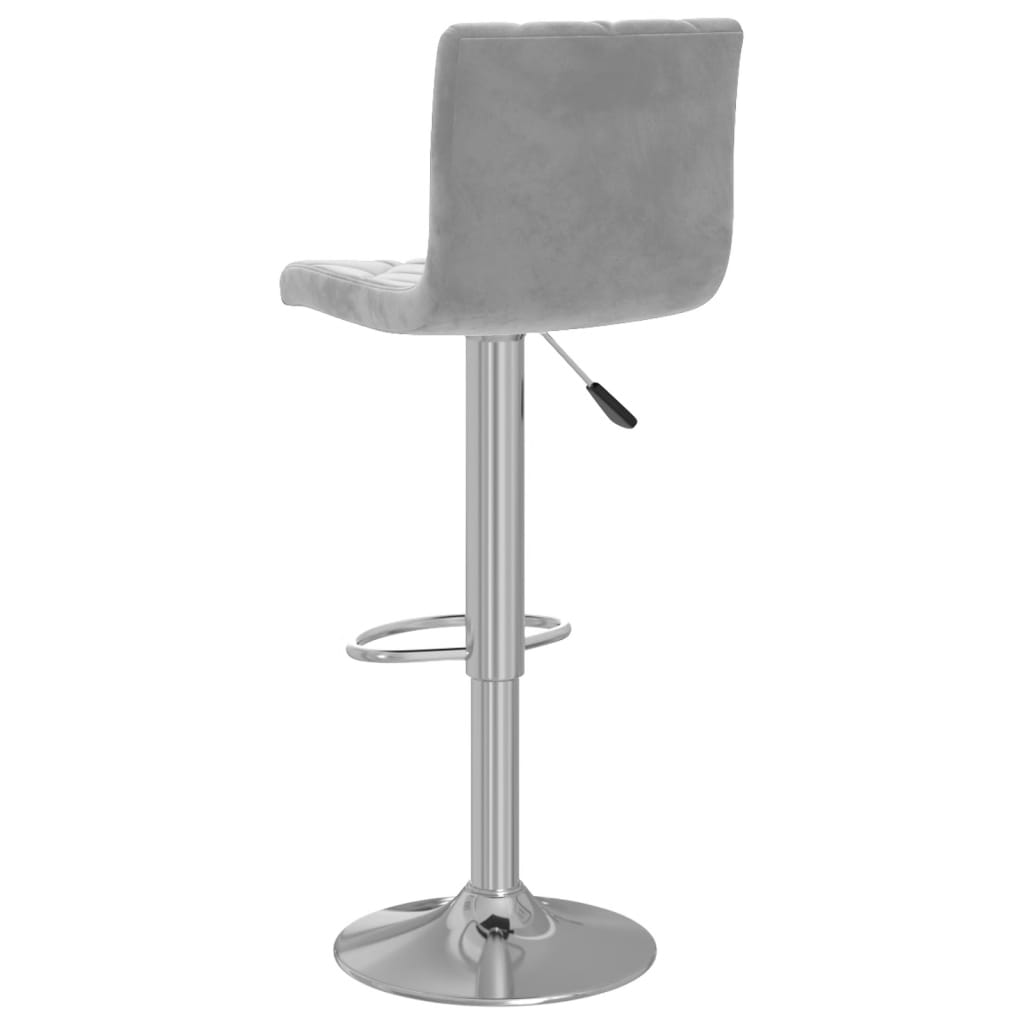 Tabourets de bar 2 pcs velours