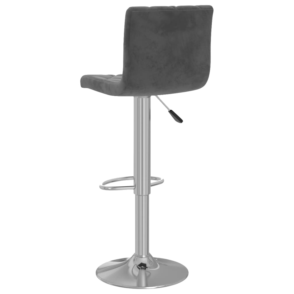 Tabourets de bar 2 pcs velours