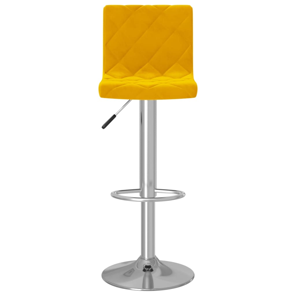 Tabourets de bar 2 pcs velours