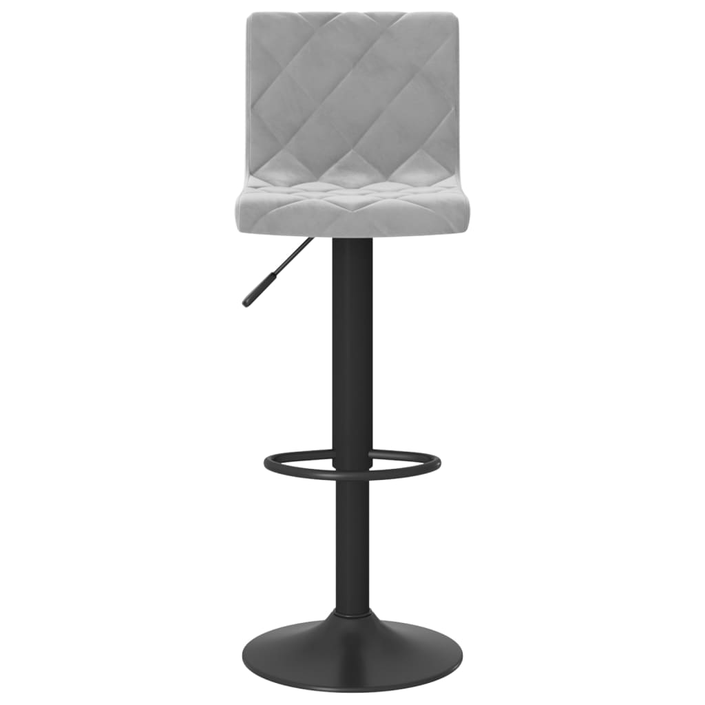 Tabourets de bar 2 pcs velours