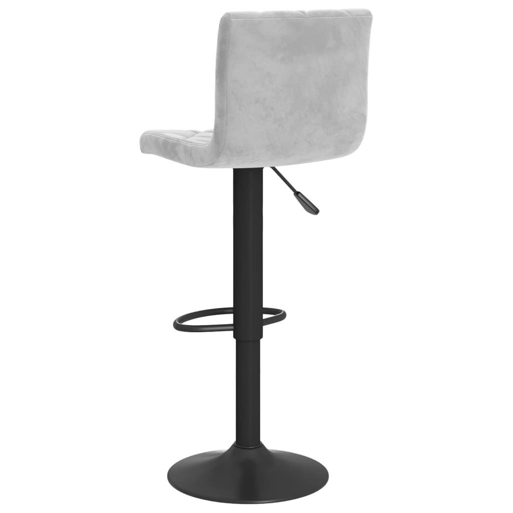 Tabourets de bar 2 pcs velours