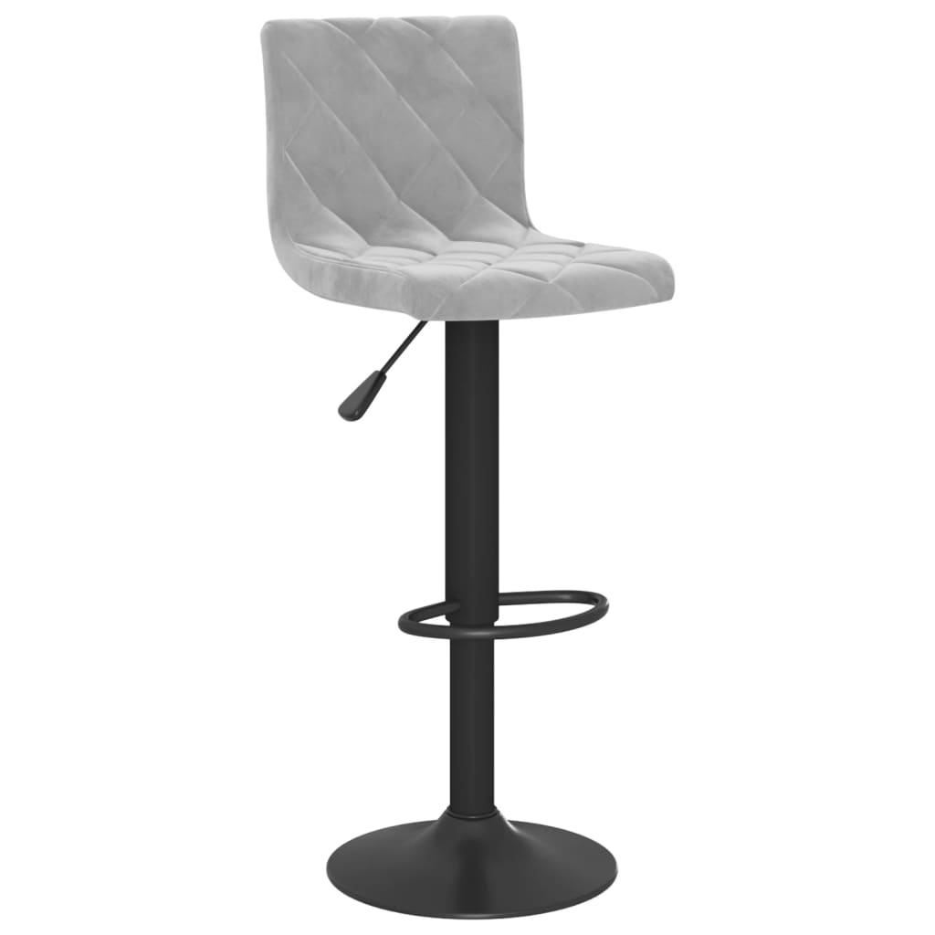 Tabourets de bar 2 pcs velours