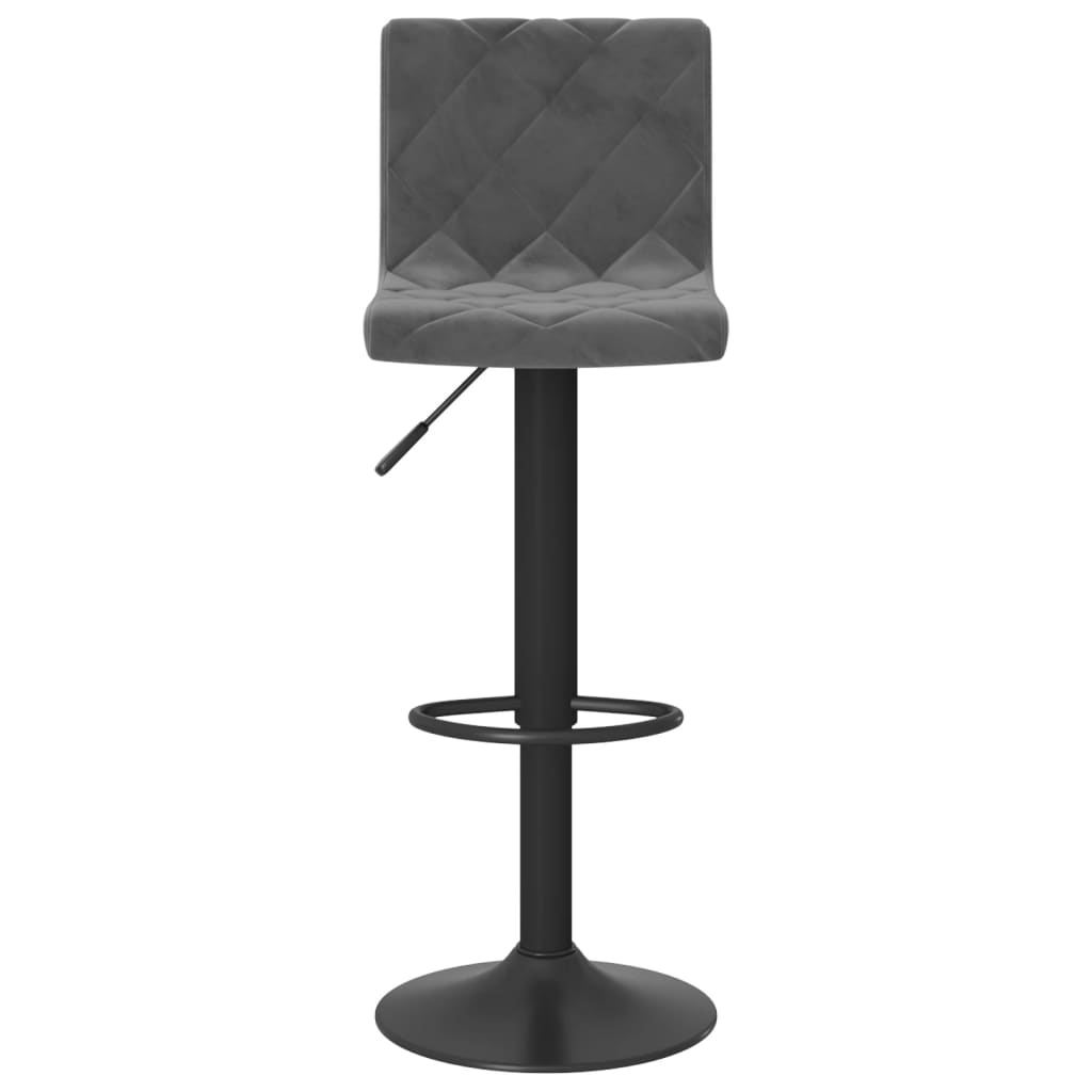 Tabourets de bar 2 pcs velours