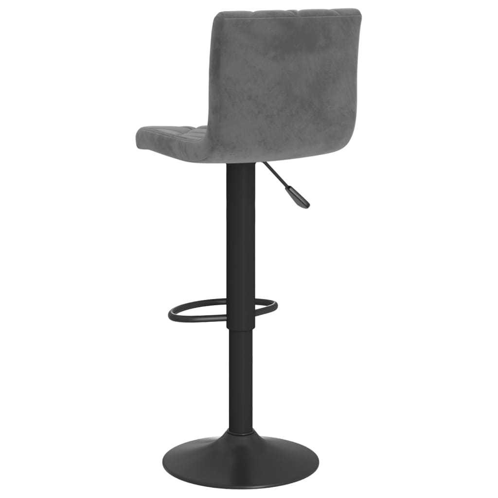 Tabourets de bar 2 pcs velours