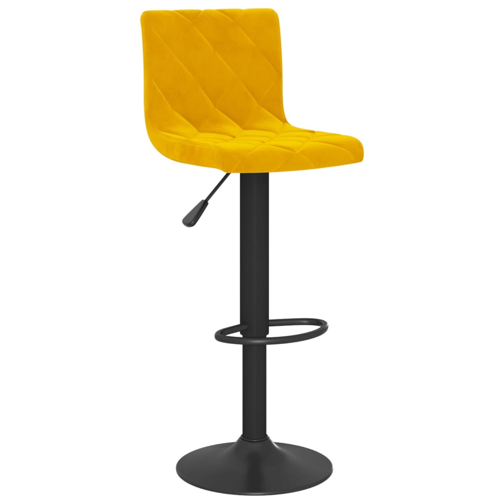 Tabourets de bar 2 pcs velours