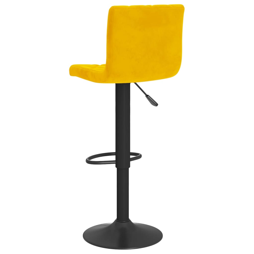 Tabourets de bar 2 pcs velours