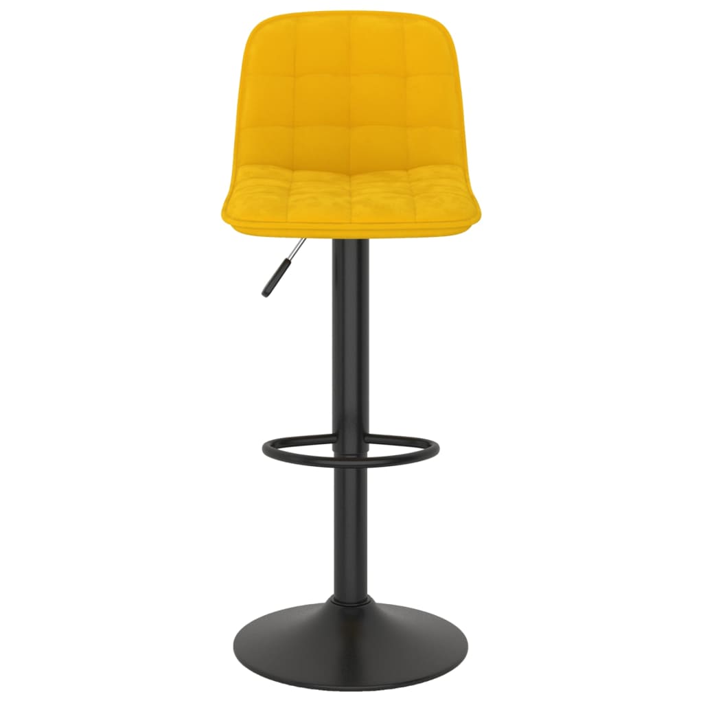 Tabourets de bar 2 pcs velours