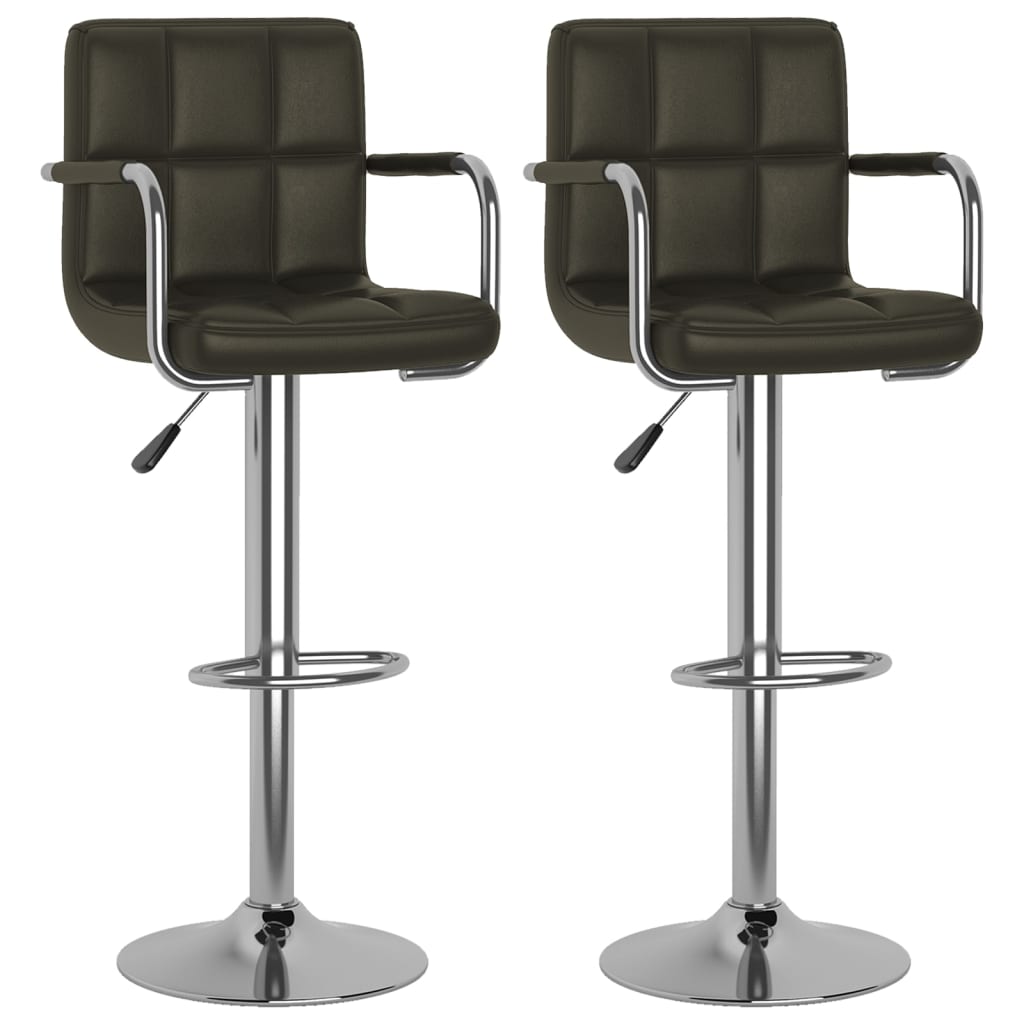 Chaises de bar 2 pcs simili cuir