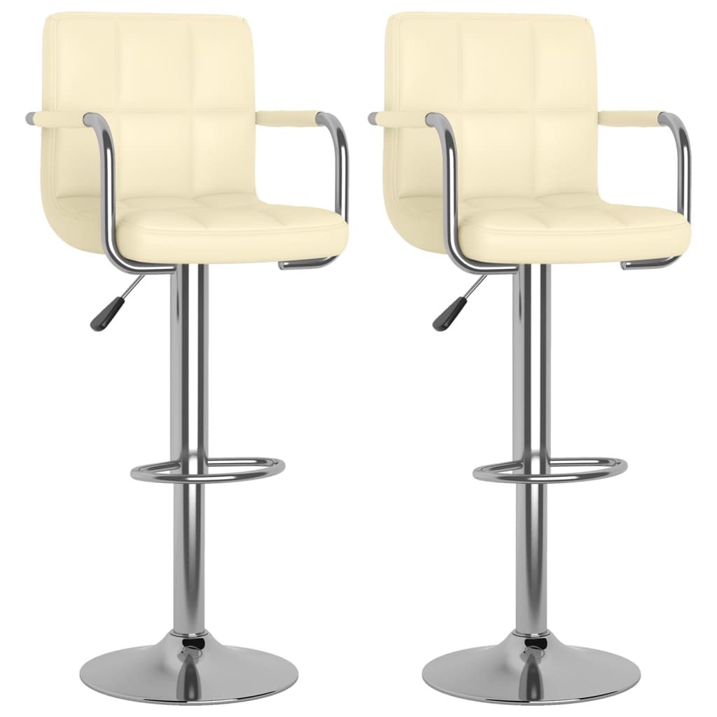 Chaises de bar 2 pcs simili cuir