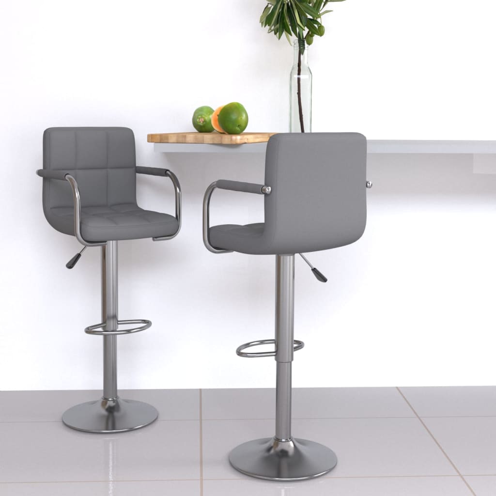 Chaises de bar 2 pcs simili cuir