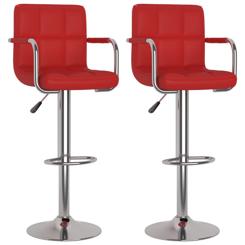 Chaises de bar 2 pcs simili cuir