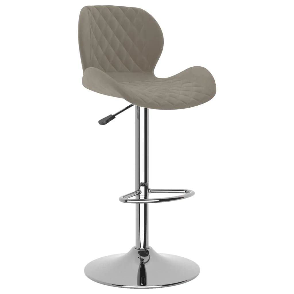 Tabourets de bar 2 pcs velours