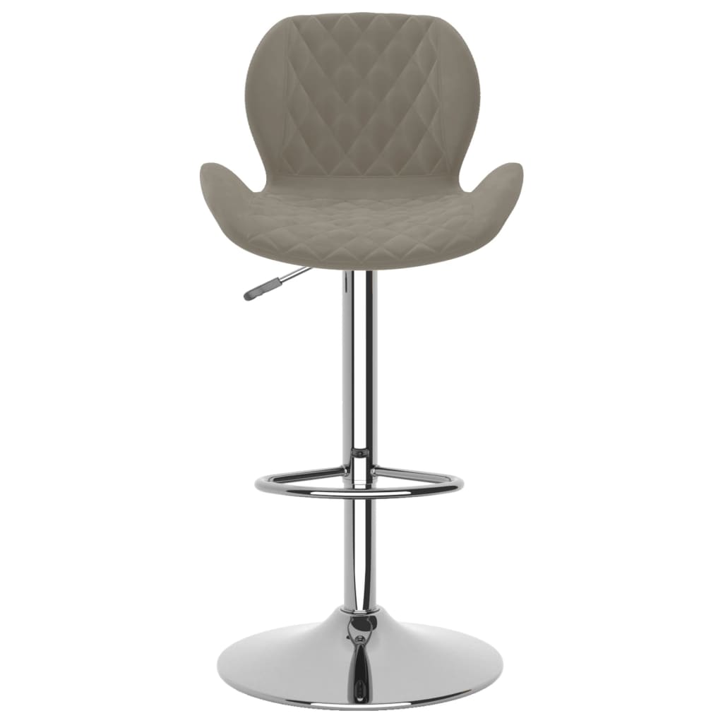 Tabourets de bar 2 pcs velours