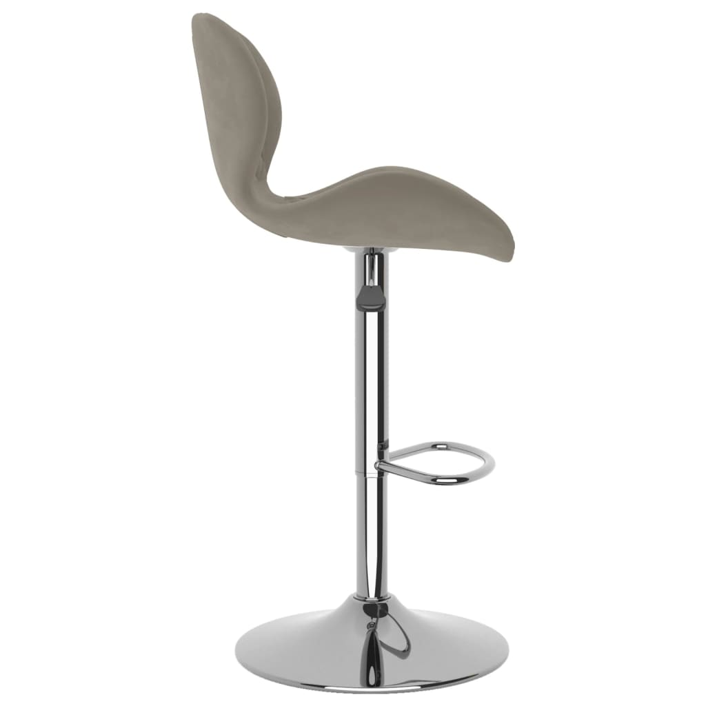 Tabourets de bar 2 pcs velours