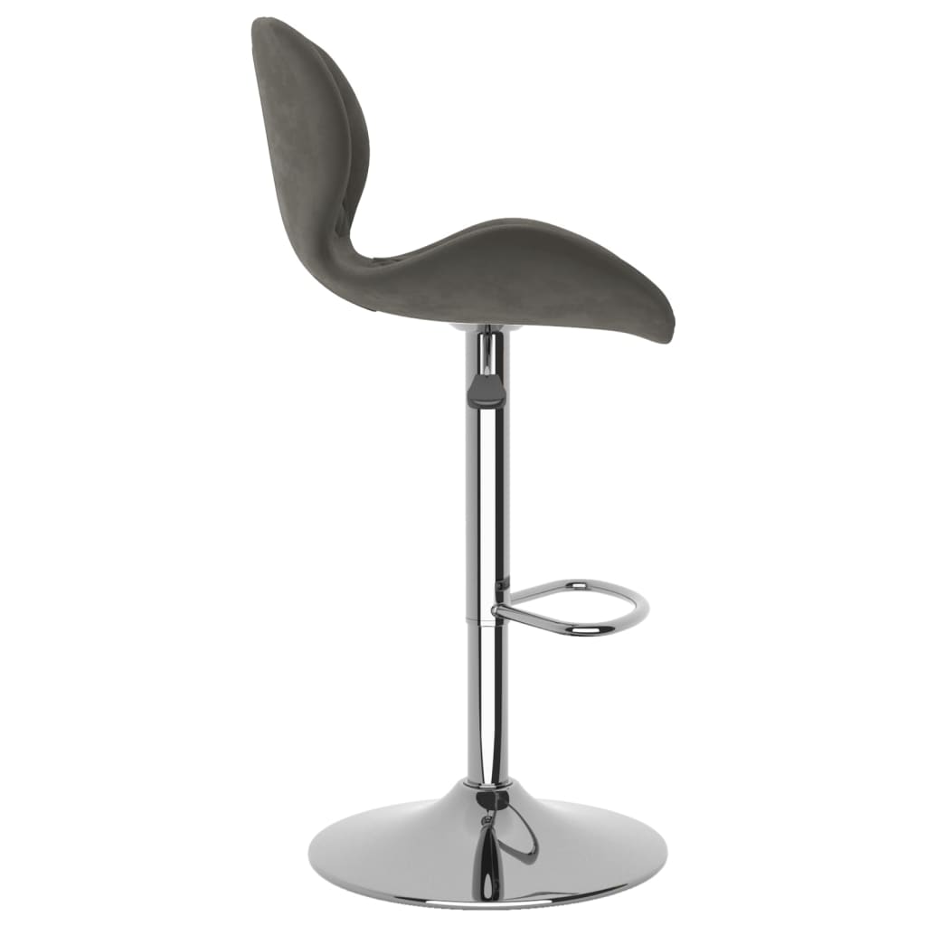 Tabourets de bar 2 pcs velours