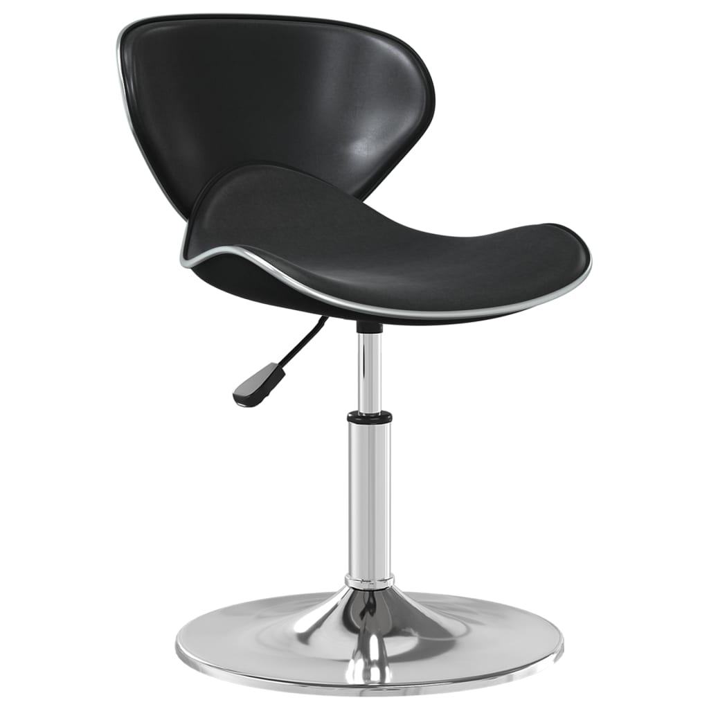 Tabouret de bar simili cuir noir