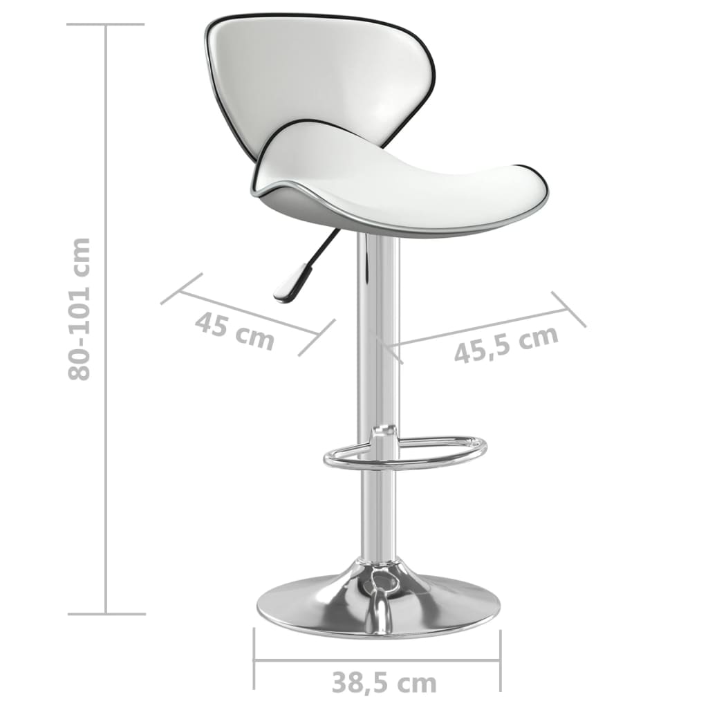 Tabouret de bar simili cuir