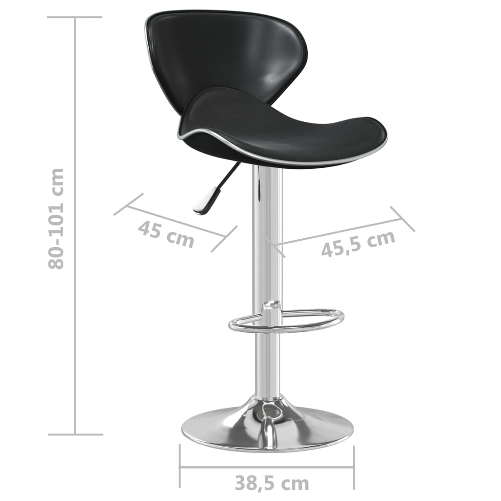 Tabouret de bar simili cuir