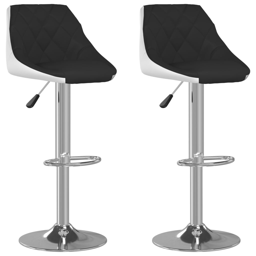 Tabourets de bar 2 pcs simili cuir