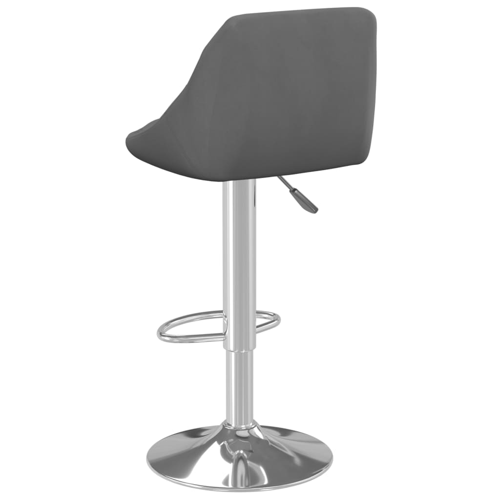 Tabourets de bar 2 pcs velours