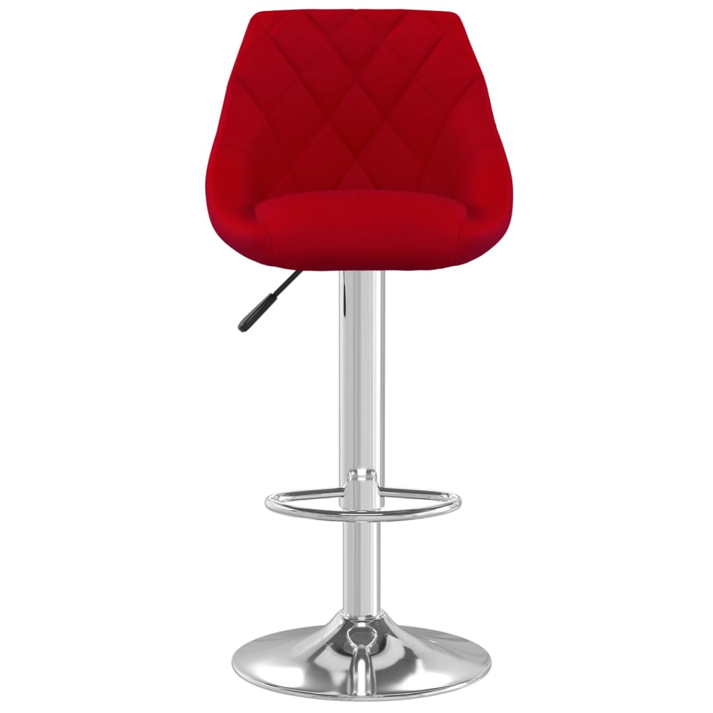 Tabourets de bar 2 pcs velours