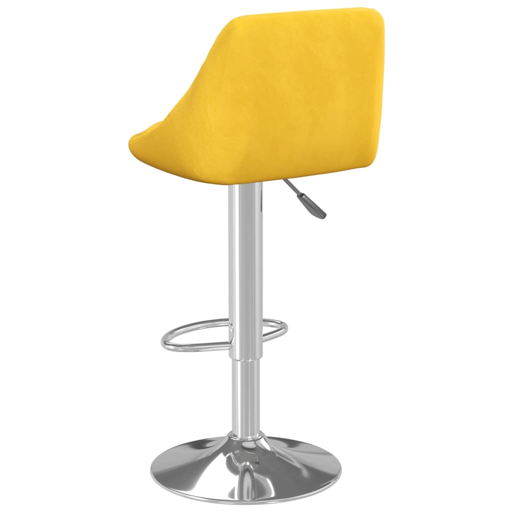 Tabourets de bar 2 pcs velours