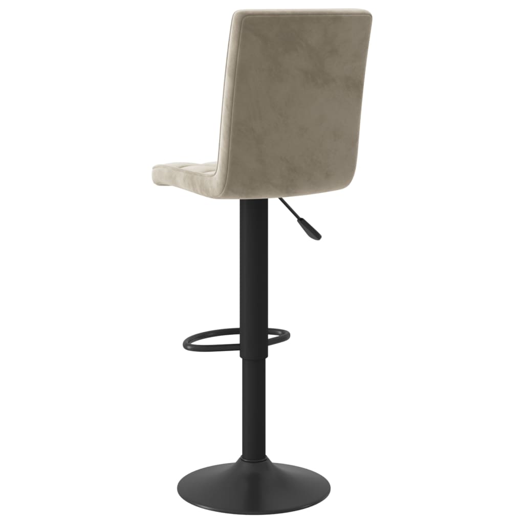 Tabourets de bar 2 pcs velours