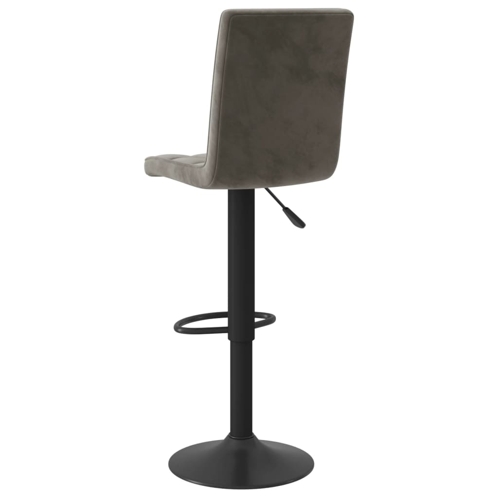 Tabourets de bar 2 pcs velours