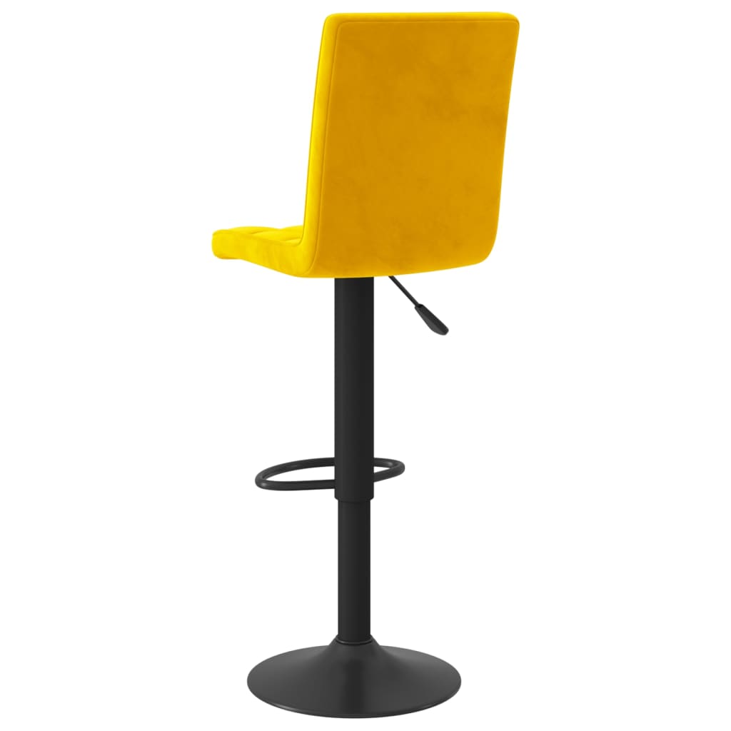 Tabourets de bar 2 pcs velours