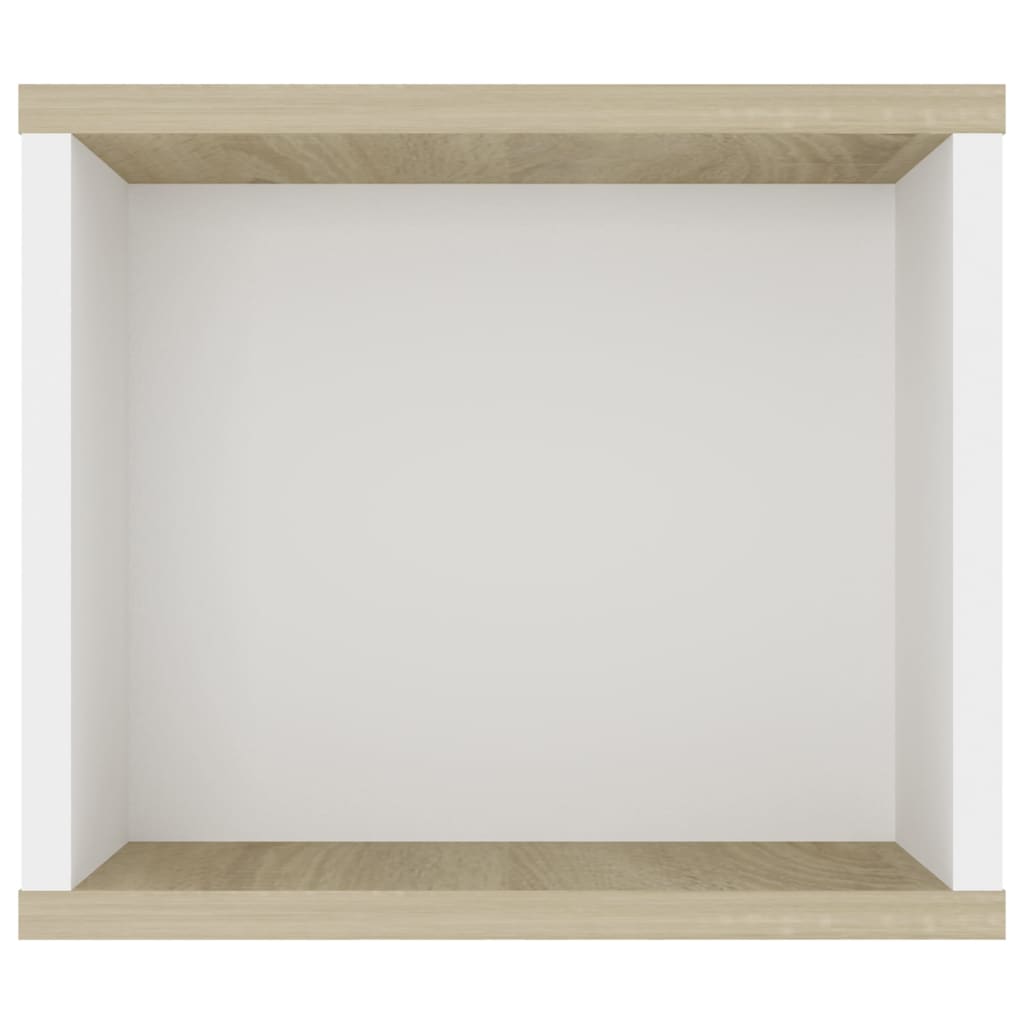 Tv-hangmeubel 100x30x26,5 cm bewerkt hout sonoma eikenkleurig