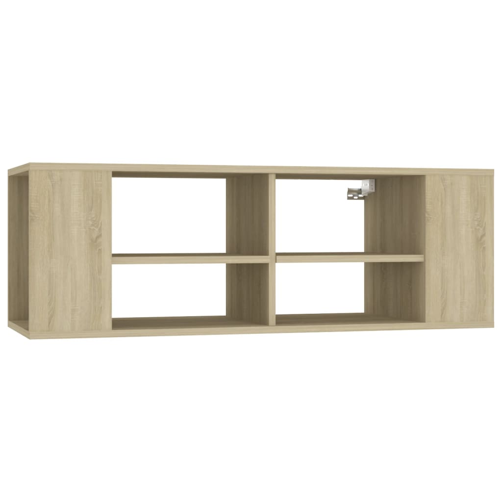 Tv-wandmeubel 102x35x35 cm bewerkt hout