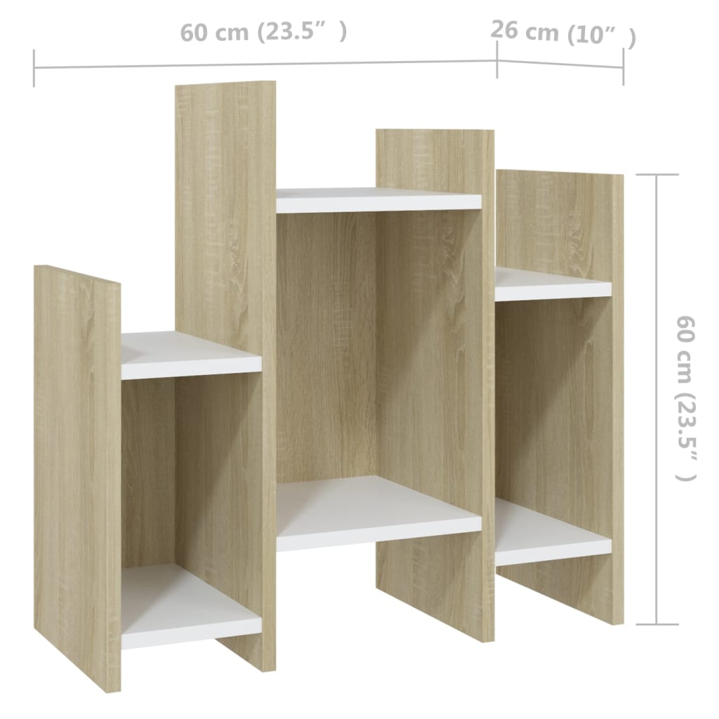 Bijzetkast 60x26x60 cm bewerkt hout