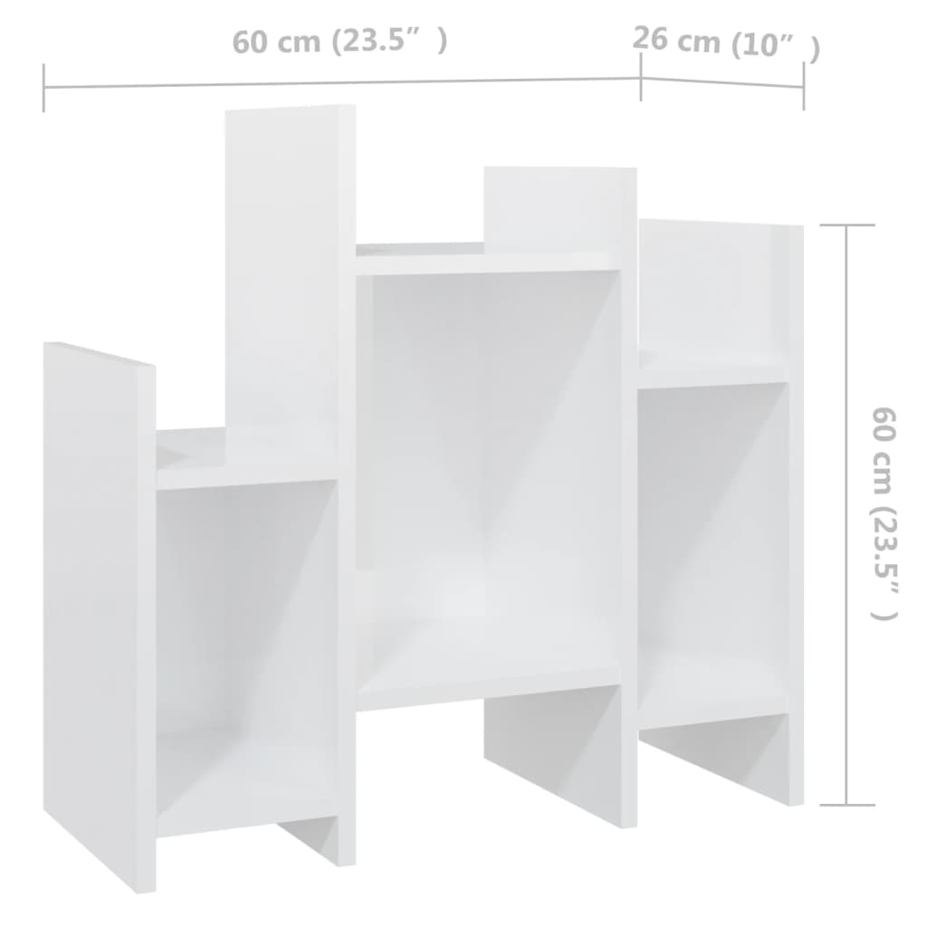 Bijzetkast 60x26x60 cm bewerkt hout