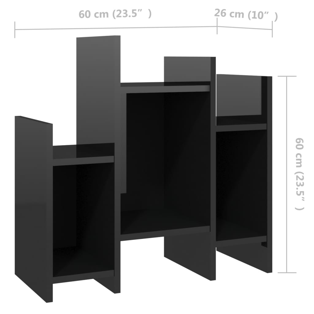 Bijzetkast 60x26x60 cm bewerkt hout