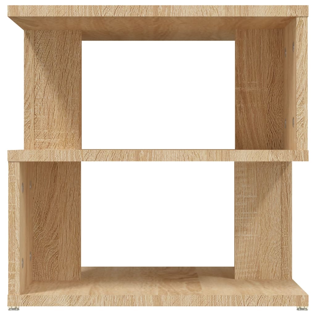 Bijzettafel 40x40x40 cm bewerkt hout