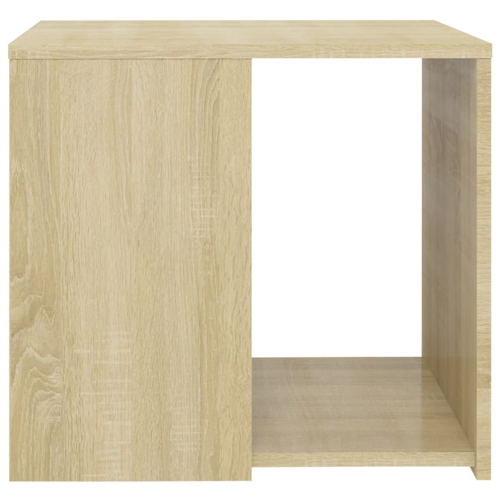 Table d'appoint 50x50x45 cm en bois travaillé