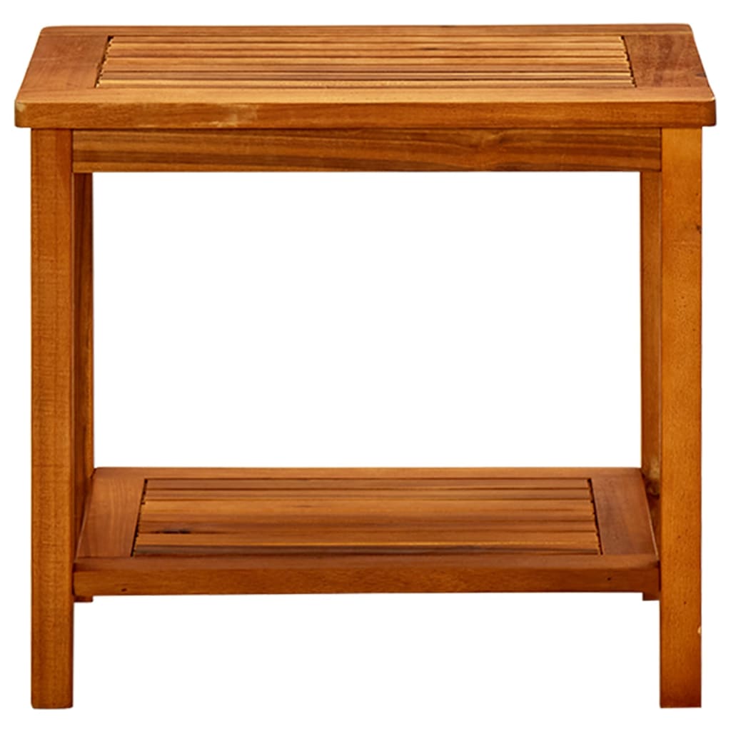 Table basse 60x60x45 cm en bois d'acacia massif