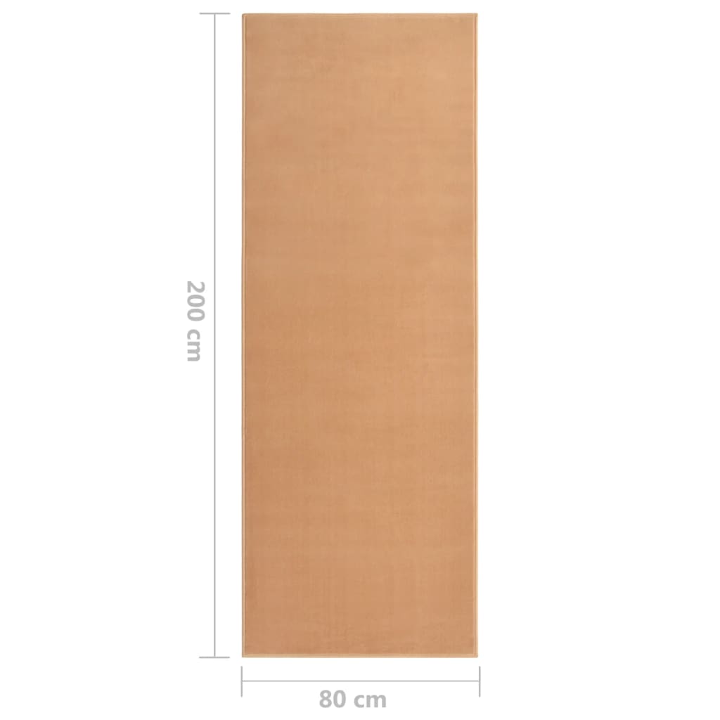 Tapis de couloir 80x200 cm BCF beige