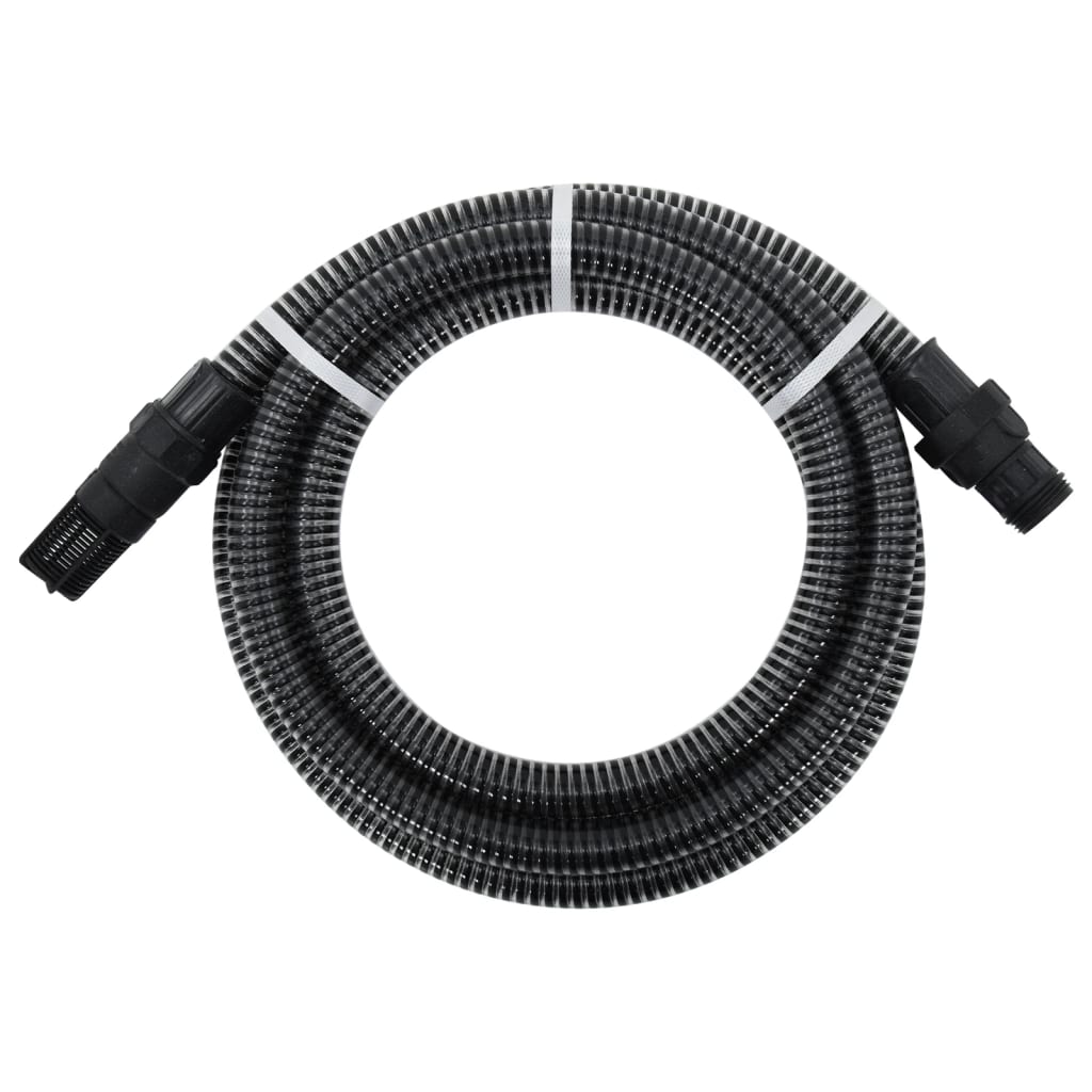 Tuyau d'aspiration avec raccords PVC 1,1'' 10 m PVC