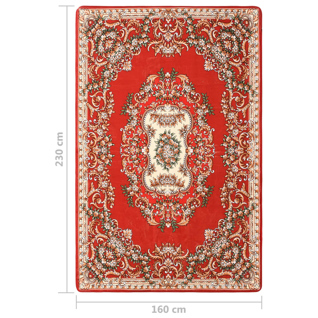 Tapis imprimé oriental 160x230 cm multicolore