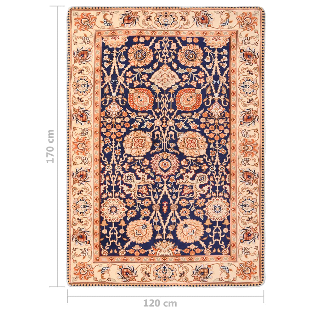 Tapis imprimé oriental 160x230 cm multicolore