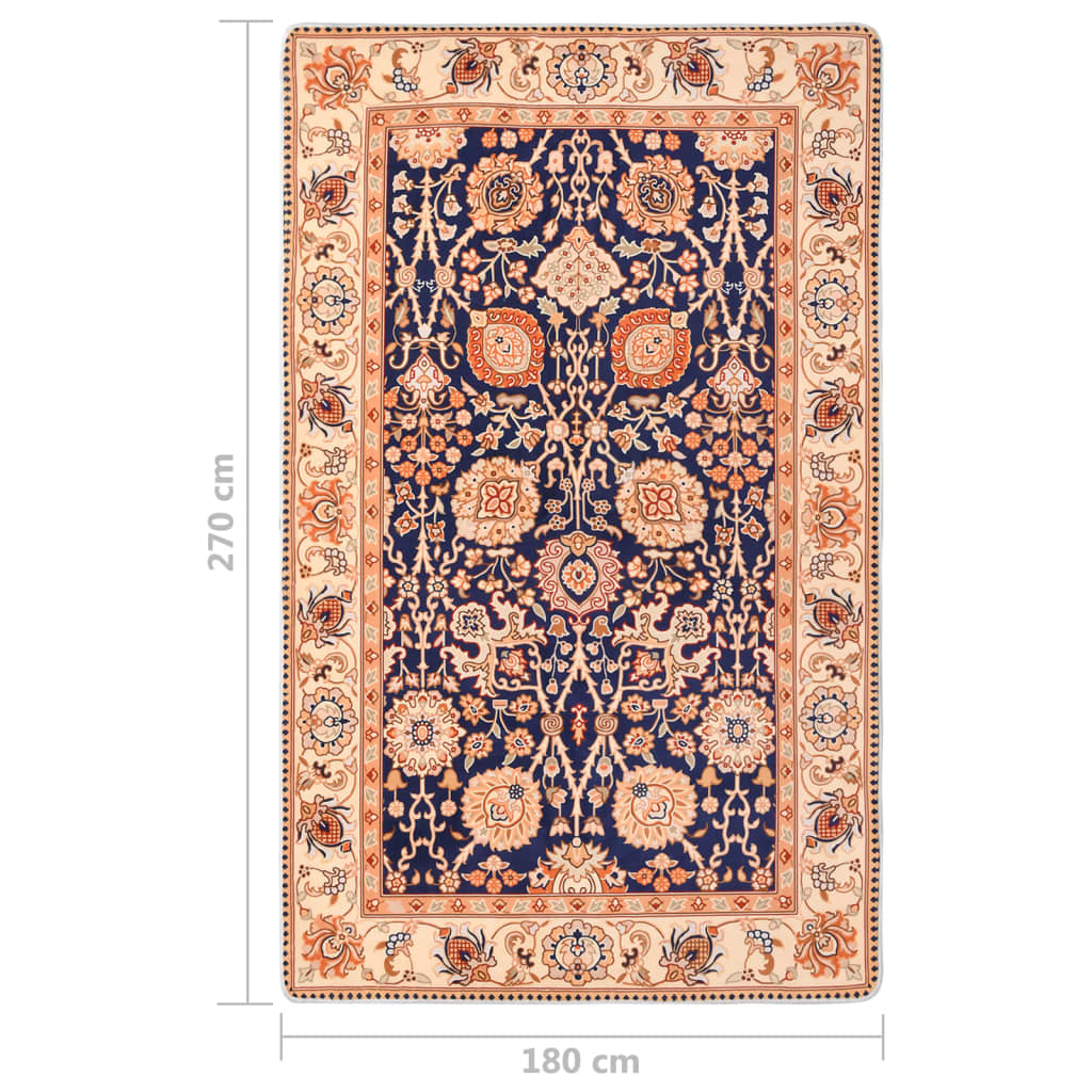 Tapis imprimé oriental 160x230 cm multicolore