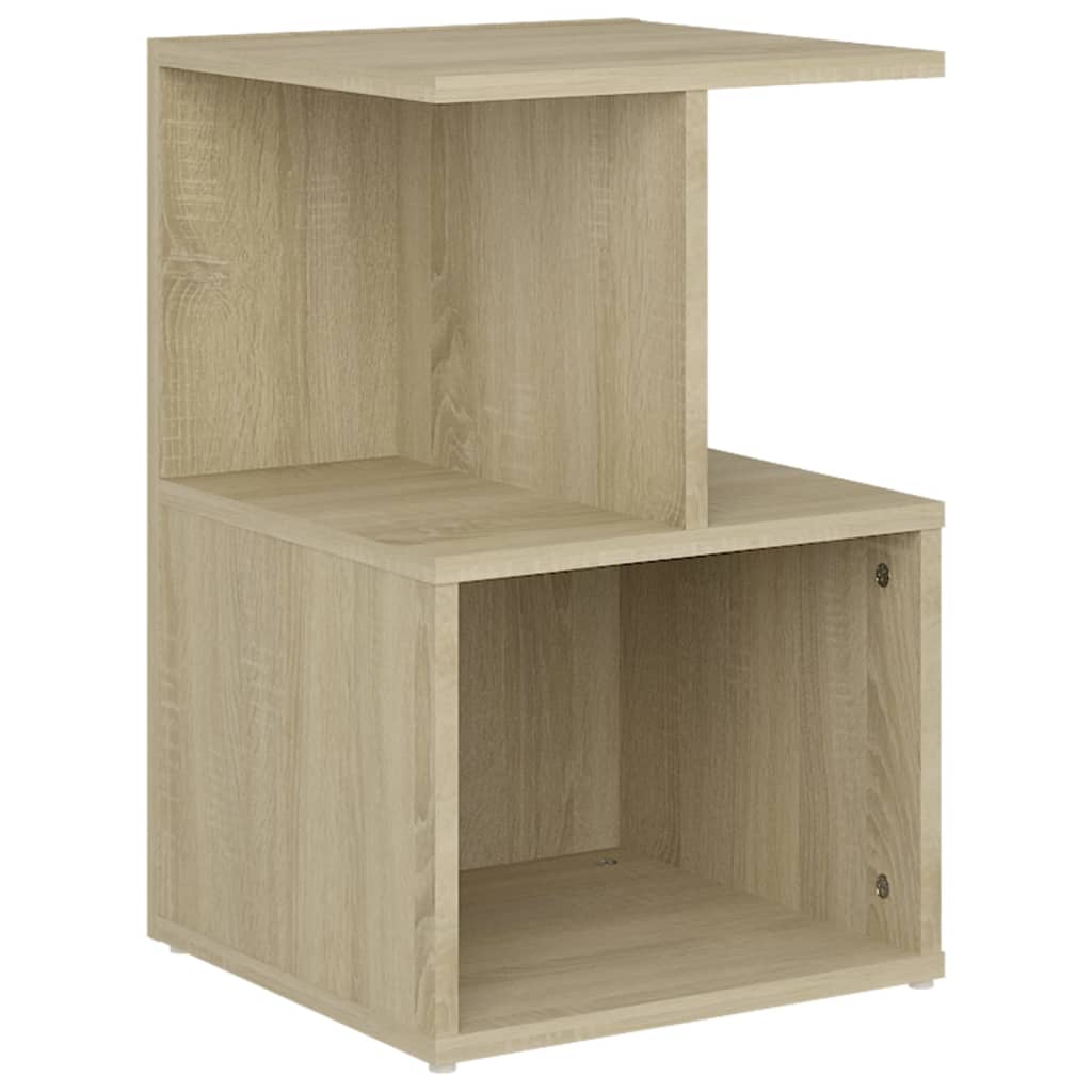 Nachtkastjes 2 st 35x35x55 cm bewerkt hout