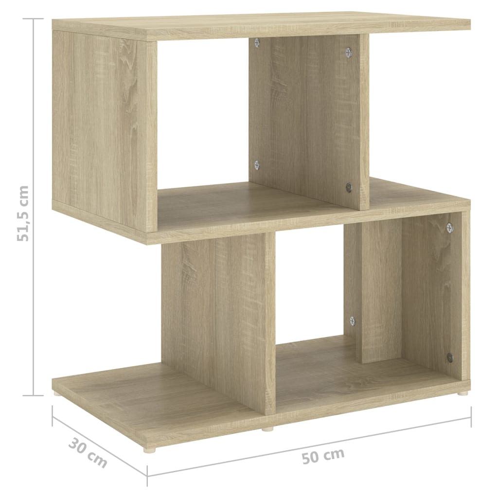 Tables de chevet 2 pcs 50x30x51,5 cm bois fini