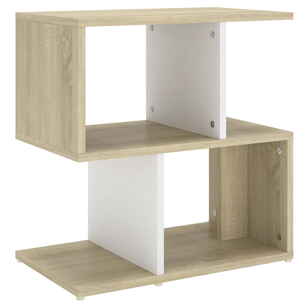 Tables de chevet 2 pcs 50x30x51,5 cm bois fini