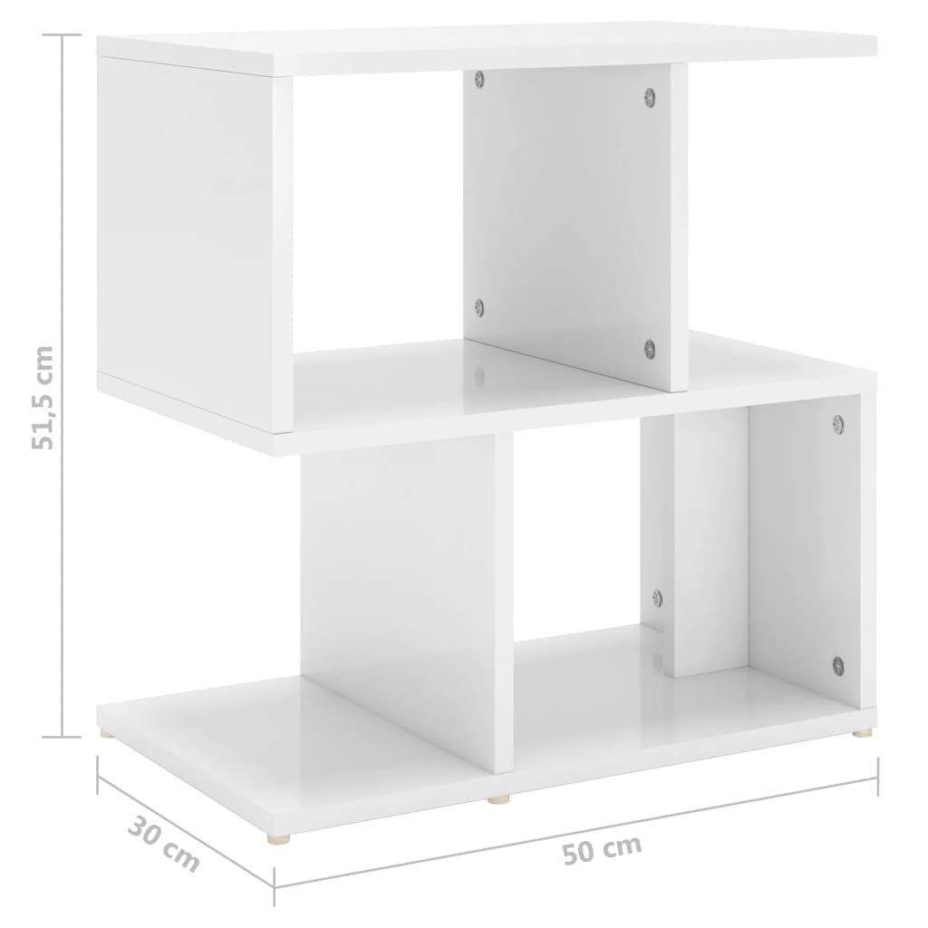 Tables de chevet 2 pcs 50x30x51,5 cm bois fini