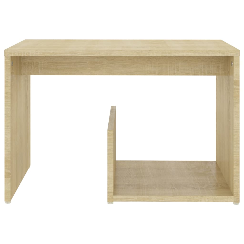 Table d'appoint 59x36x38 cm en bois travaillé