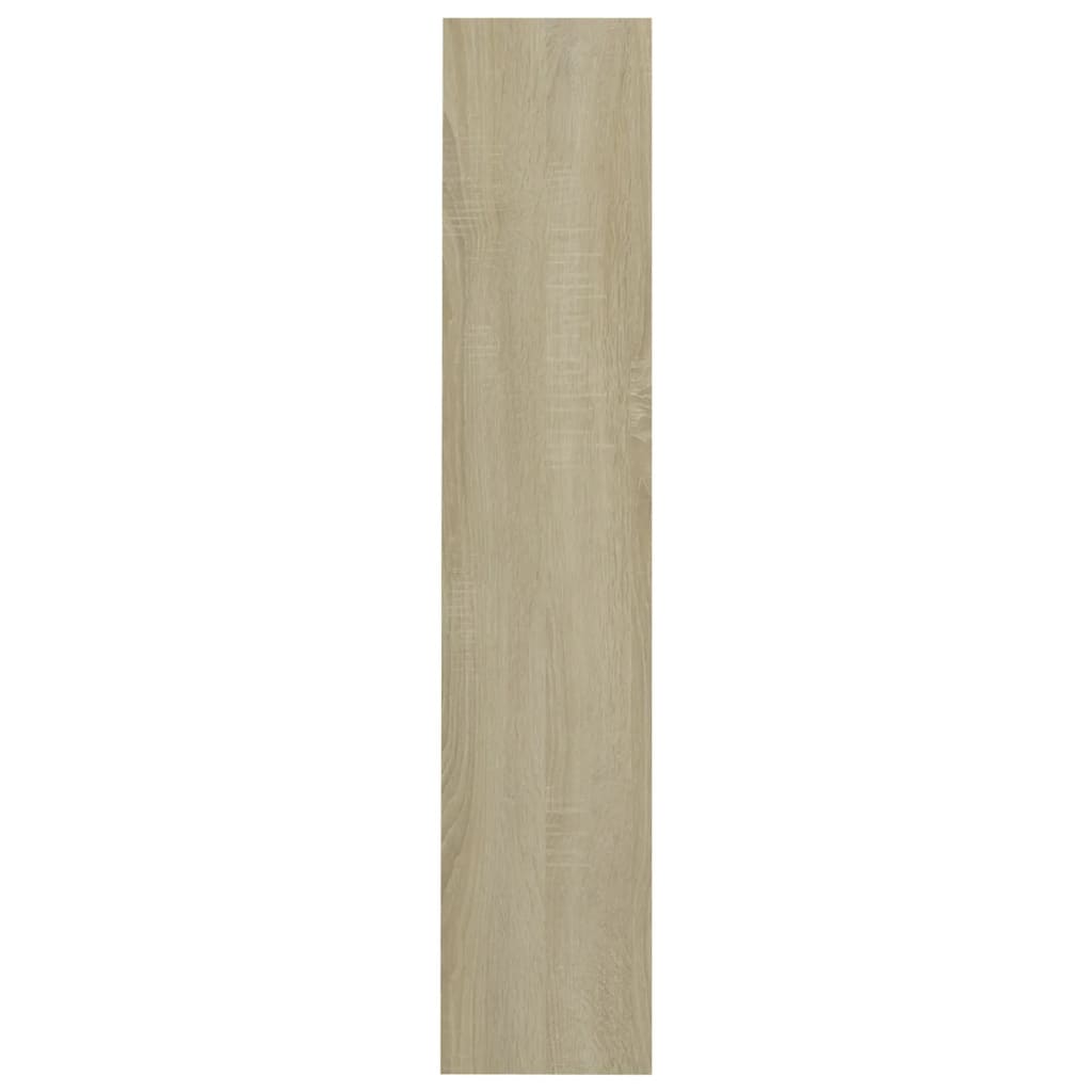 Wandschoenenkast 60x18x60 cm bewerkt hout hoogglans zwart