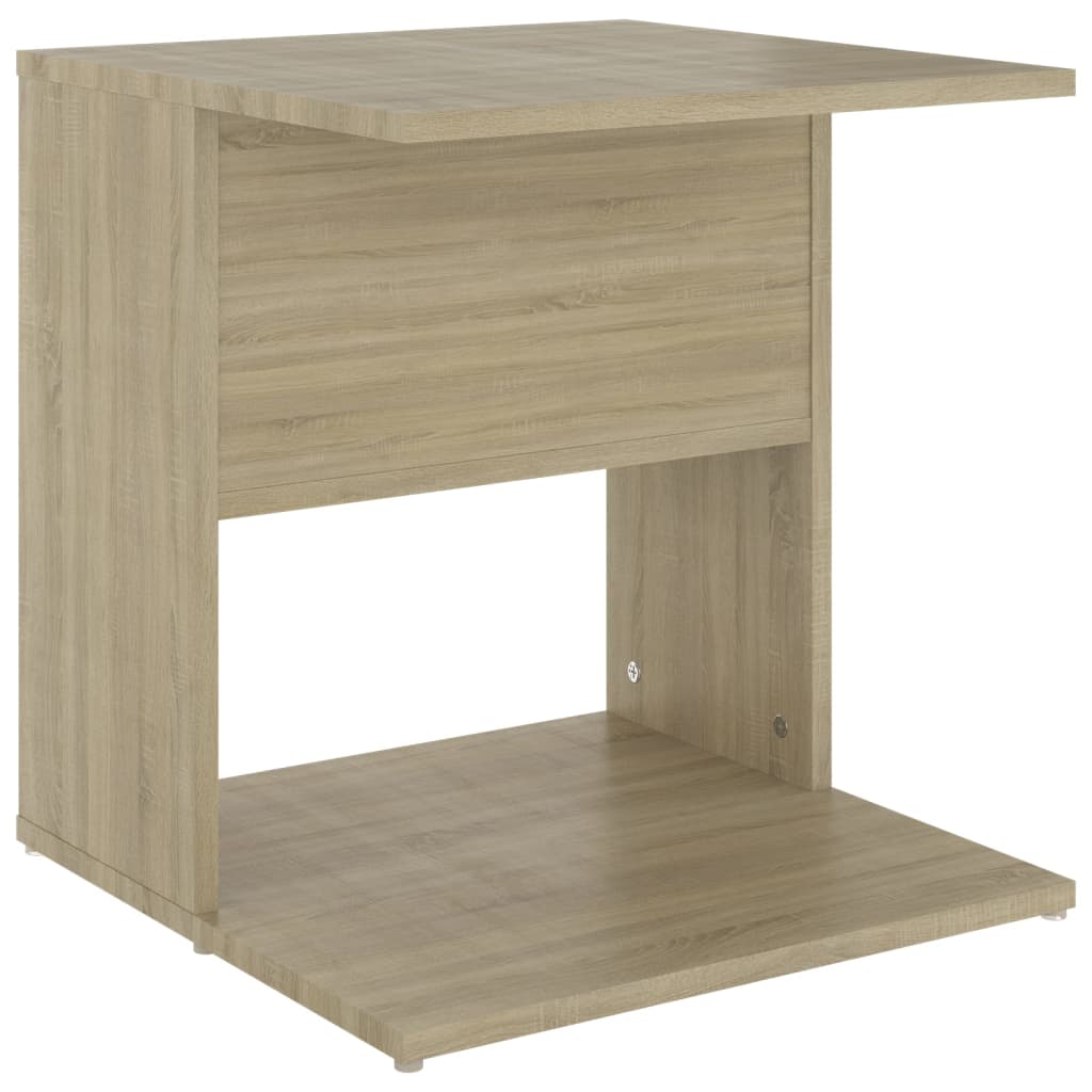 Table d'appoint 45x45x48 cm en bois travaillé