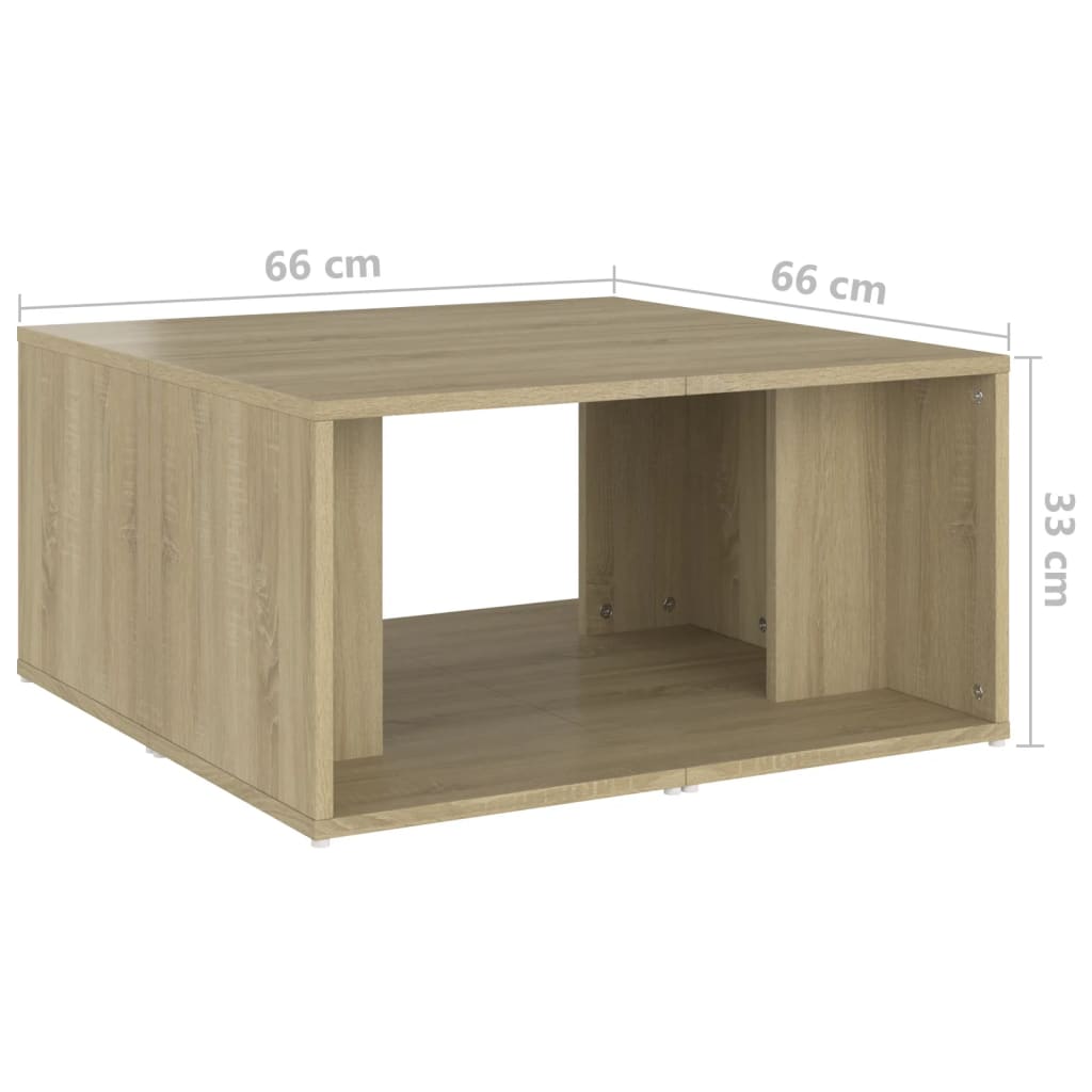 Tables basses 4 pcs 33x33x33 cm bois fini